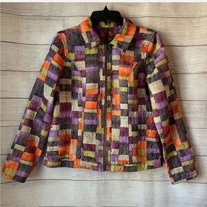 Christopher & Banks Reversible quilted jacket
